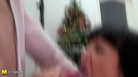 Old And Young Christmas Party Goes Wild - MatureNL