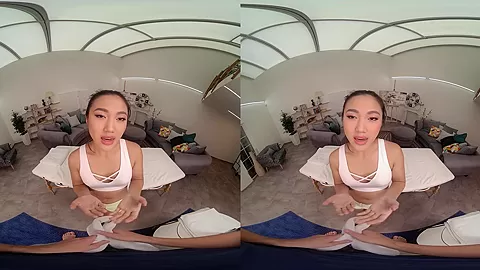 Massage for Kinky Asian - Asian Pornstar get a Hardcore Massage from You