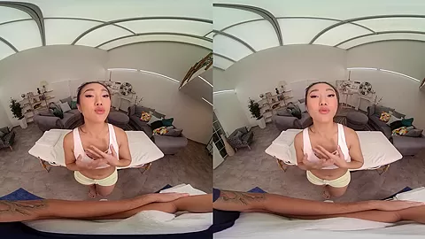 Massage for Kinky Asian - Asian Pornstar get a Hardcore Massage from You