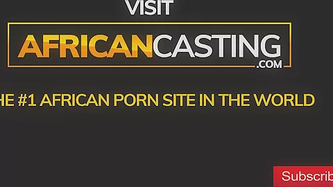 African MILF Sucks White Dick in Casting for Fake Job