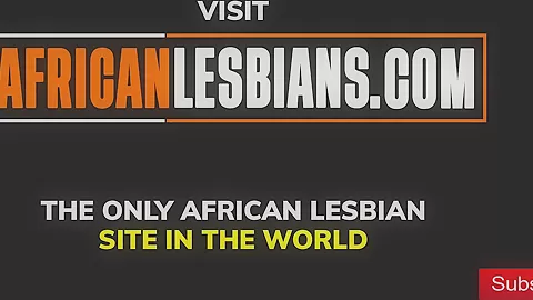 Natural African Lesbians Vibrator Test on Wet Pussy