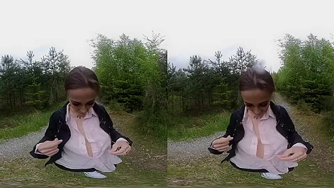 Peeing in Nature - Cute Amateur Wet and Wild Outdoors