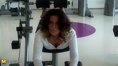 These Mature Women Love To Get Sweaty In The Gym - MatureNL