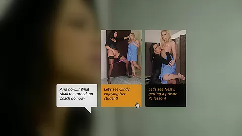 Unusual all-girl training