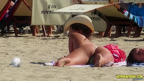 Amazing Ass Sexy Bikini Hot milf Backview at the beach
