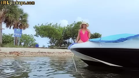 POV public outdoor sex 4 bigass cheap GF while her BF naps