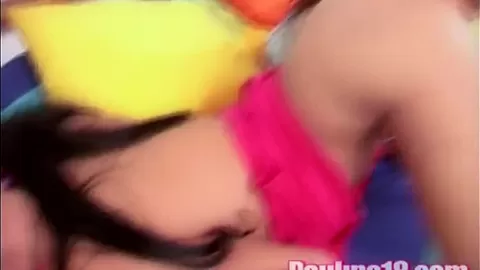 Paulina 18 big tits with lesbian teens 18+
