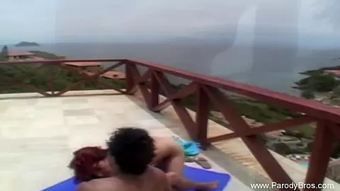 Redhead Latina 3some Outside In Peru Just To Feel Good