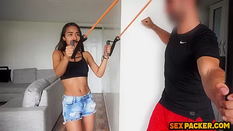 Lucky big cock tourist hard fucks petite tight pussy slut