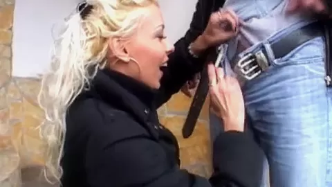 Blonde Nikky sucking and fucking his Hot guy.