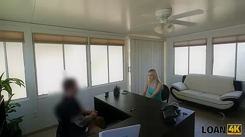 LOAN4K. Strip-club and go-go dancer fucked by manager in loan porn
