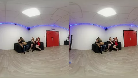 UK Sex Party (4 guys, 6 girls) - VR Porn Orgy - SexLikeReal