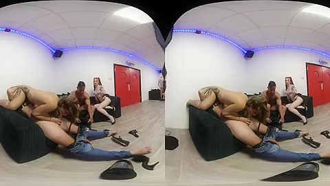 UK Sex Party (4 guys, 6 girls) - VR Porn Orgy - SexLikeReal