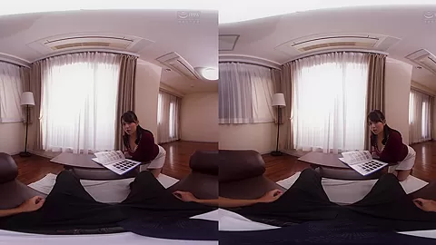 Nasty Busty Wife: Going Door to Door; Big Tits Cheating Wife Fucked JAV VR POV