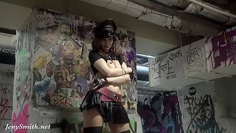 Pantyhose Rock Star flashing