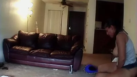Big Tits Girlfriend fucked in a cozy room with a black guy