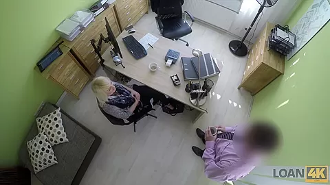 LOAN4K. Agent bangs tight teen 18+ pussy then he approves girls loan