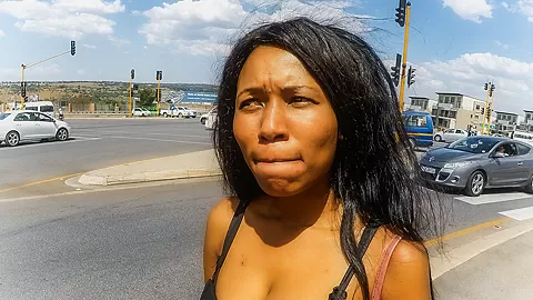 African First Date Turns into Amateur Homemade Fuck Fest