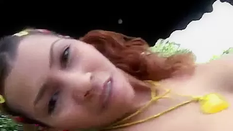 Booty Hot Serena 18 gets Naked and Masturbate