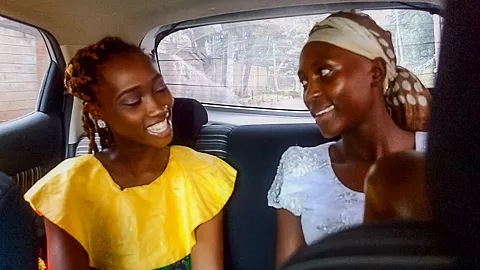 African Lesbians Flirting in Taxi Pussy Eating in Bedroom