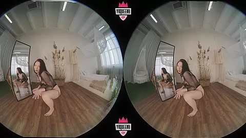 Shaking On Mirror - Vr Queens - Vr Porn Video