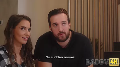 DADDY4K. He Pressed Wrong Button and Step daddy Fucked His Girlfriend