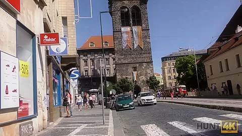 HUNTK. Hot chick is riding cock for money