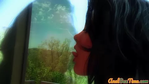 Anal babe in stockings deepthroats in 69 pose from ATM