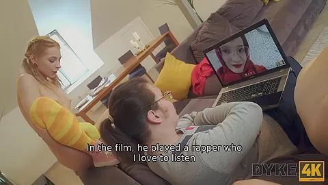 DYKE4K. Three Sluts in a Thrilling Vid
