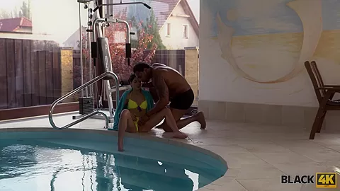 BLACK4K. Swim coach makes her pussy wet
