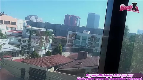 Aui Pair Girl in Germany fuck with big cock partner