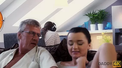 DADDY4K. Hot Erica cheating on her bf with his Step dad