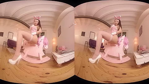 Leyluken Pussykat in Asian Bunny - VirtualRealPorn
