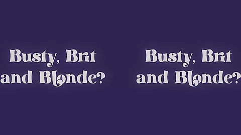 Busty Brit And Blonde? - Horny Blonde British Babe