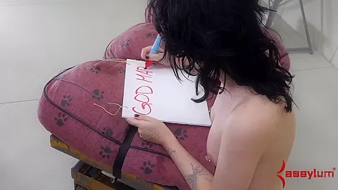 Kinky sub drinking piss and sucking