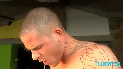 Busty babe rides a big fat cock