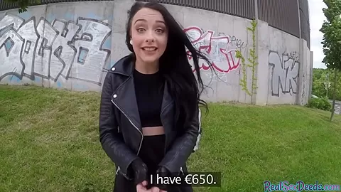 Public POV sluts fucked outdoor 4 money compilation