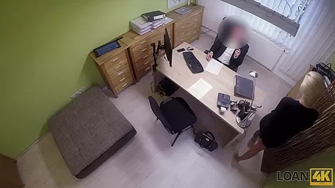LOAN4K. Naughty blonde fucks for loan to buy a new Mercedes or BMW
