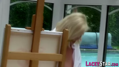 Busty grandmother gets pussy plowed