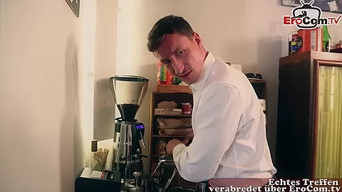 SKINNY SPORTY GERMAN MILF SEDUCED FROM BARKEEPER
