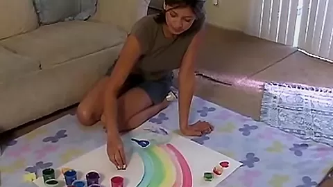 Gorgeous petite solo teen 18+ trixie teases us