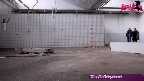 German public foursome meet and fuck amateur groupsex in lostplace