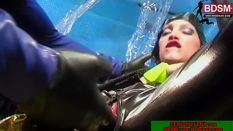 German femdom at bdsm latex fuck