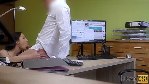 LOAN4K. Horny agent likes anal