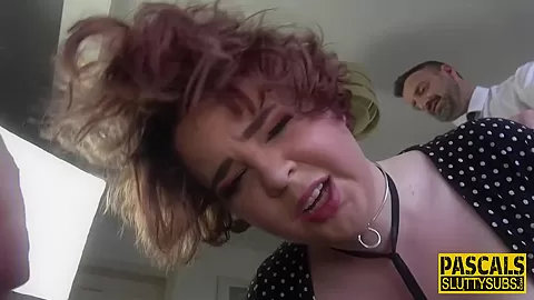 Submissive skank gets pussy plowed