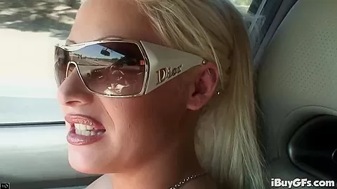 Busty blonde tit fucks and sucks on hard cock
