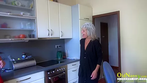 OldNannY Old and Young Lesbian Toy Play