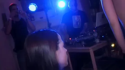Lesbo pussy toyed as others watch