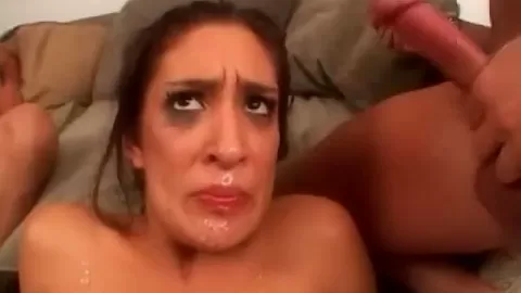 Throat fucked ass rimjob whore spit roasted
