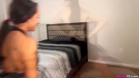 Small teen 18+ Freya IMPALED by a *** incher